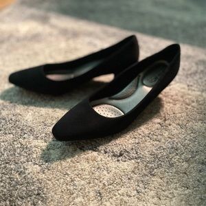 Simple Black Kitten Heels